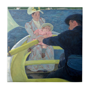 Carreau Mary Cassatt - La Partie en barque