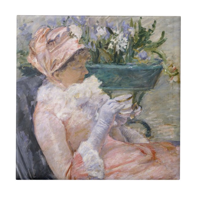 Carreau Mary Cassatt - La tasse de thé (Devant)