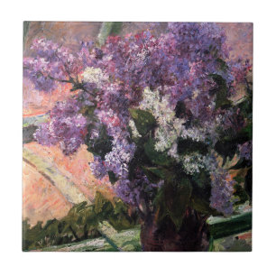 Carreau Mary Cassatt - Lilacs dans une fenêtre