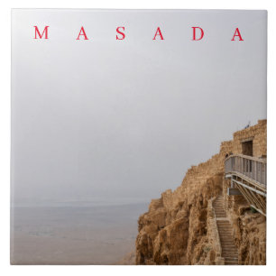 Carreau Masada Israël vue sur la céramique