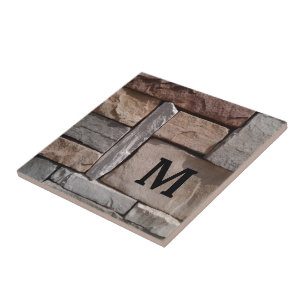 Carreau Masonerie artistique Trivet monogramme