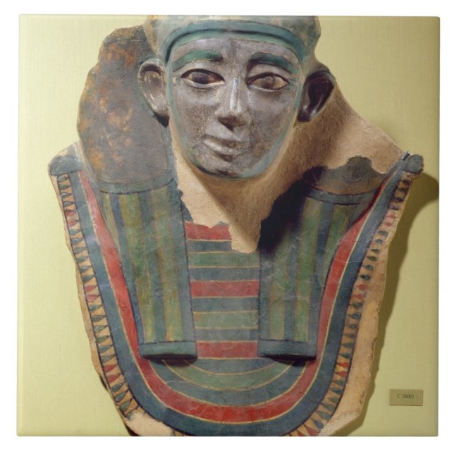 Carreau Masque de maman, de pl stuccoed et peint de (Devant)