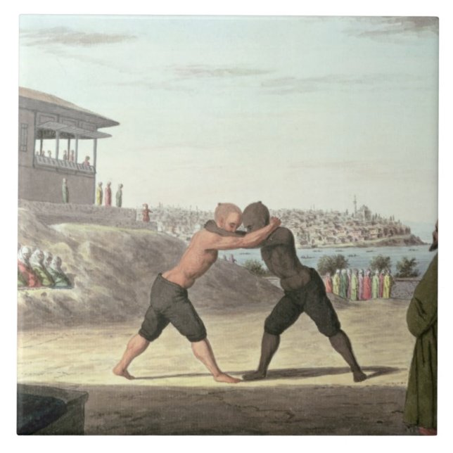 Carreau Match de catch, Constantinople (la semaine sur le (Devant)