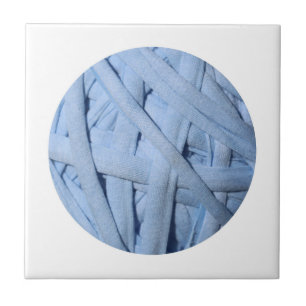 Carreau Matière en coton bleu Texture