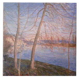 Carreau Matin d'hiver d'Alfred Sisley  