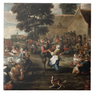 Carreau Mattheus van Helmont - Fête des paysans
