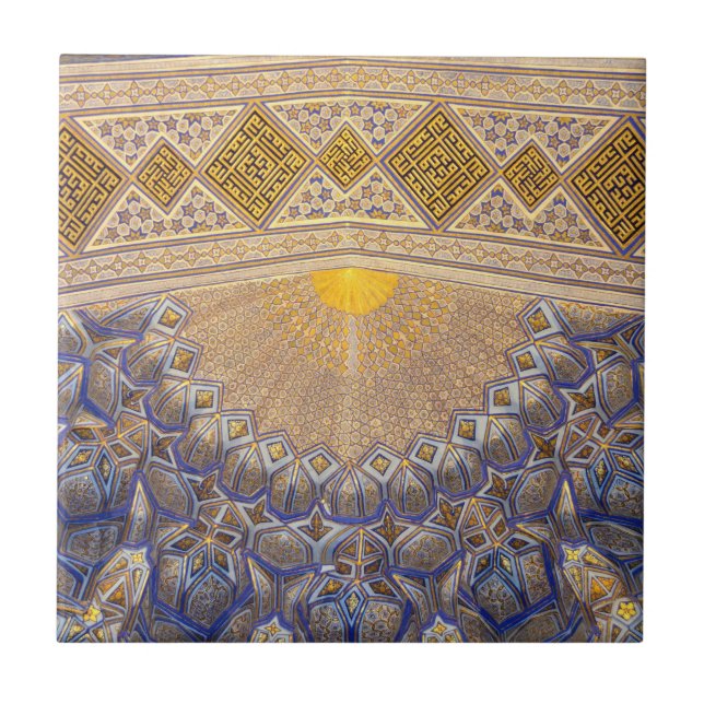 Carreau Mausolée de Timur à Samarkand, Ouzbékistan (Devant)