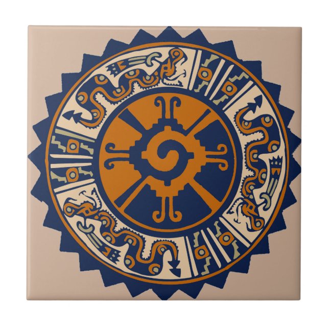 Carreau Maya Hunab Ku (Devant)