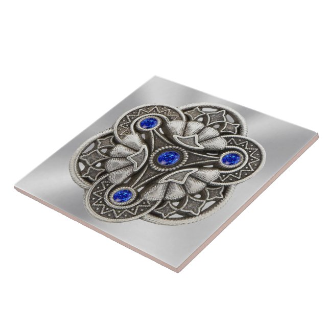 Carreau Médaillon de trinité (Côté)