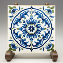 Médaillon sicilien floral majestueux d'Italie