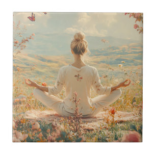 Carreau Méditation sereine au lever du soleil (5)