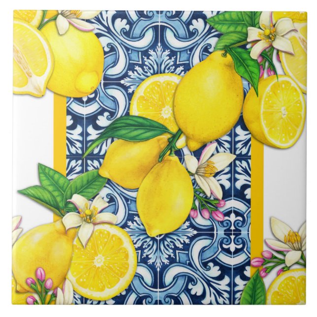 Carreau Mediterranean Traditional Pattern (Devant)