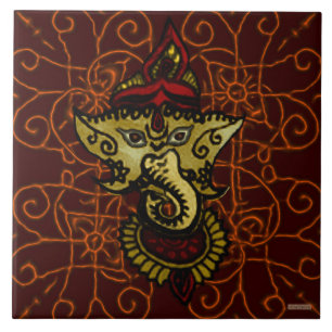 Carreau Mehndi Ganesha