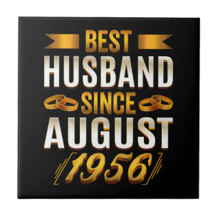 Carreau Meilleur Mari Amusant Anniversaire Femme