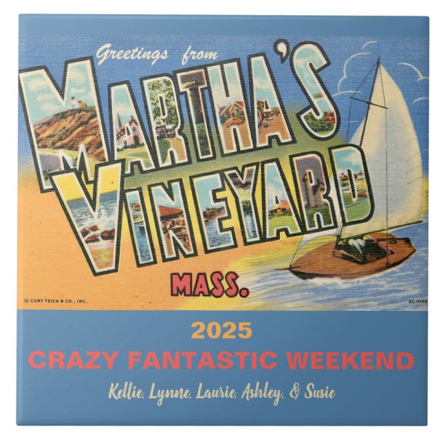 Carreau Mémoire de Martha's Vineyard (Devant)
