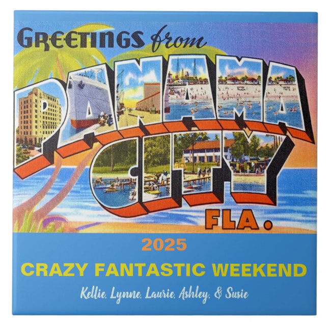 Carreau mémoire de Panama City (Devant)