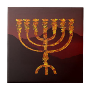 Carreau Menorah de Moshe