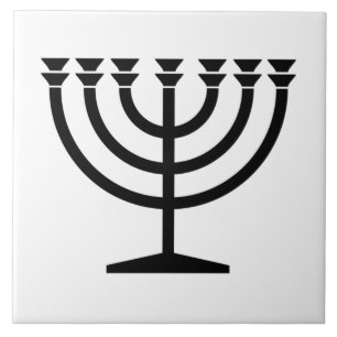 Carreau Menorah juive (symbole du judaïsme)