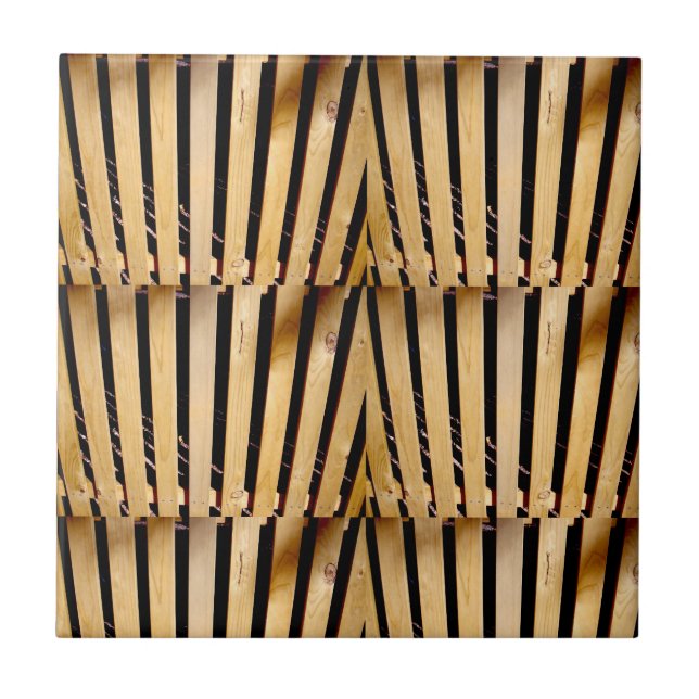 Carreau Menuiserie : Poteaux En Bois, (Devant)