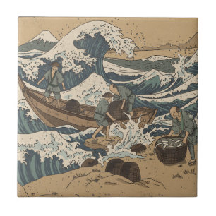 Carreau Mer agitée