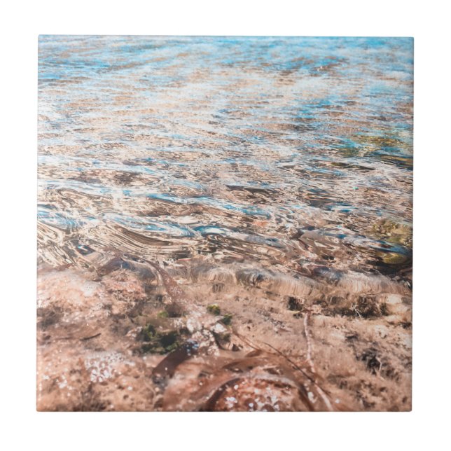 Carreau Mer bleue paradisiaque (Devant)