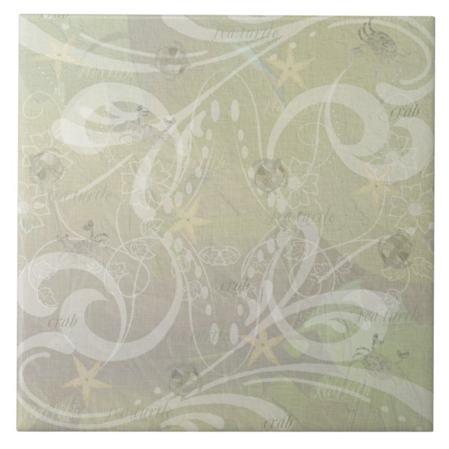 Carreau Mer de Chambre de plage (Devant)