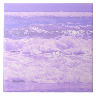 Carreau Mer Océan Nature Vagues Mousse Eau