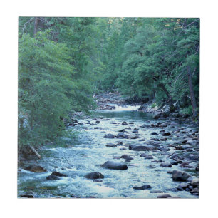 Carreau Merced river by Happy Isles, Yosemite, CA
