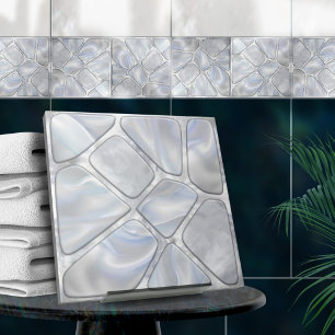 Carreau Mère de perle - Collage de cellules N12