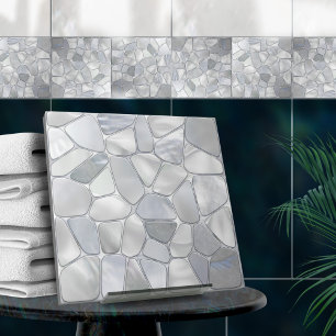 Carreau Mère de perle - Collage de cellules N17