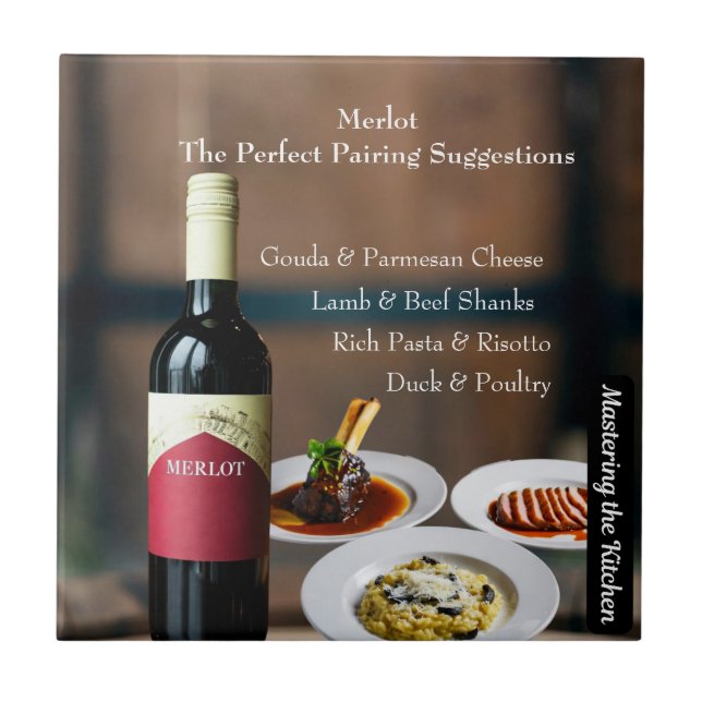 Carreau Merlot Wine Pairing/Mastering the Kitchen (Devant)