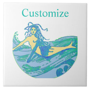 Carreau Mermaid Waveriding Vintage Thunder_Cove