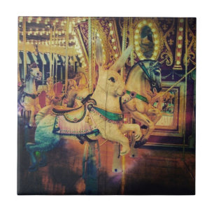Carreau Merry Go Round Animaux Grunge