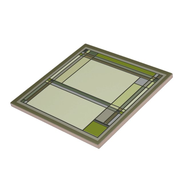 Carreau Merveilleux Arts & Artistes Motif géométrique en v (Côté)