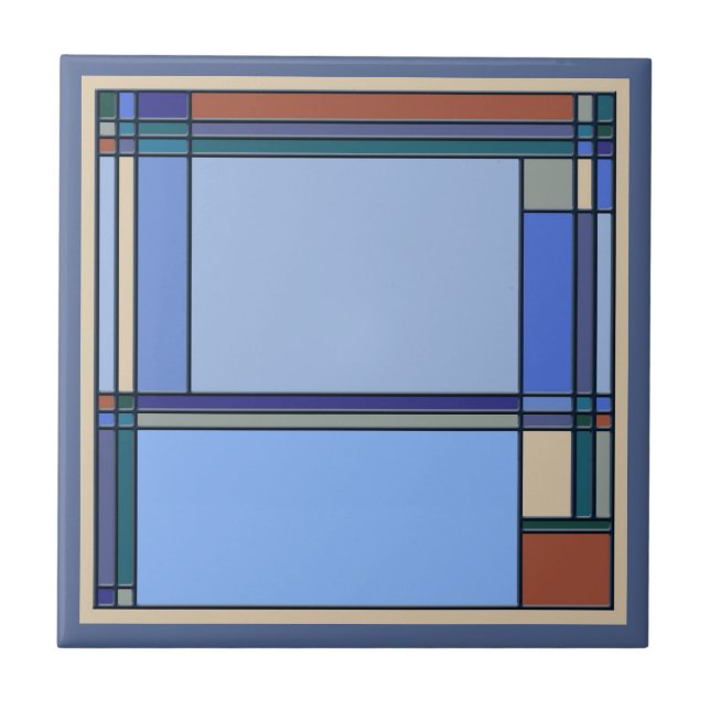 Carreau Merveilleux Arts & Métiers Motifs géométriques en  (Devant)