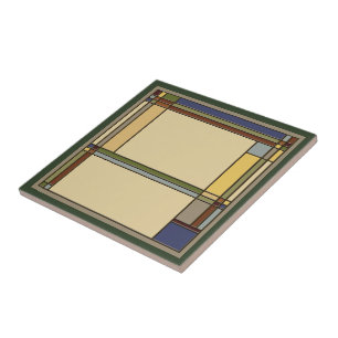 Carreau Merveilleux Green Arts & Artistes Motif géométri