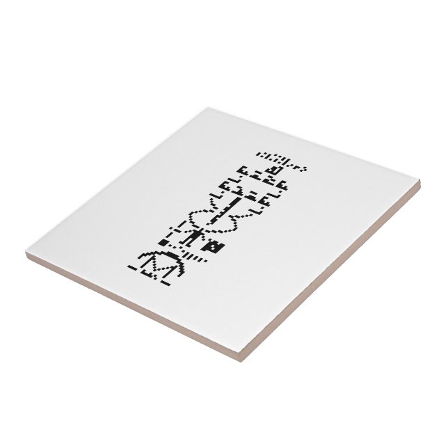 Carreau Message binaire Arecibo 1974 (Côté)