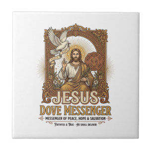 Carreau Messager Jésus Colombe Messager Jésus Colombe Chré