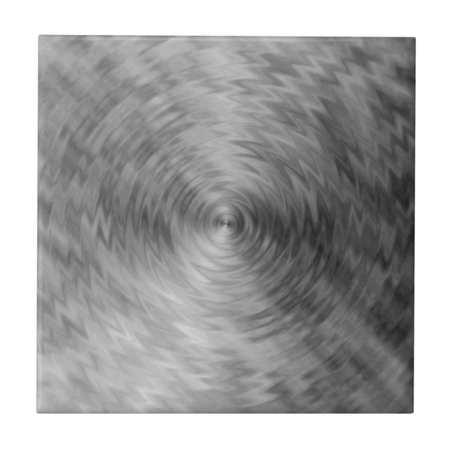 Carreau Métal brossé Acier argenté Métallique Abstrait (Devant)