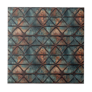 Carreau Métal en fer rouillé