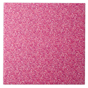 Carreau métallisé pailleté rose