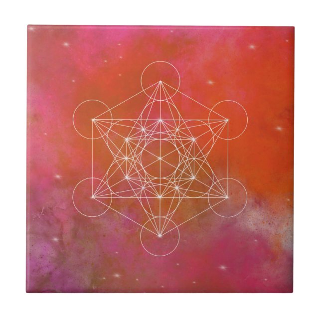 Carreau Métatron, chakra, zen, géométrie sacrée, ange, (Devant)