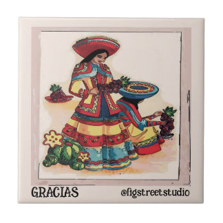 Carreau Mexicaine Tile Mural, modifier le texte