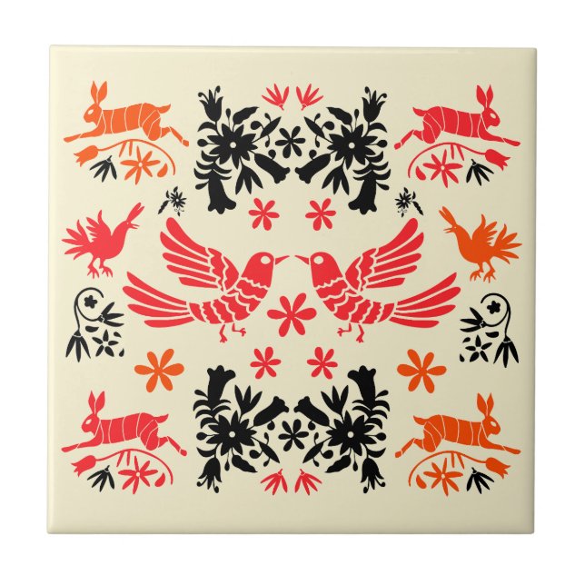 Carreau Mexican Otomi Home Decor (Devant)