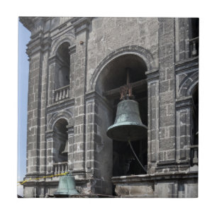 Carreau Mexique, Mexico City, Zocalo. Les tours à carillon