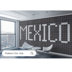 Carreau Mexique Moderne Crâne à sucre Élégant Décor