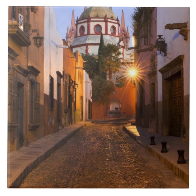 Carreau Mexique, San Miguel de Allende. Tôt le matin (Devant)
