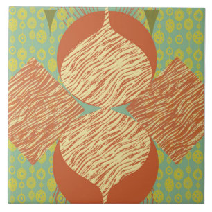 Carreau Mi-siècle moderne géométrique