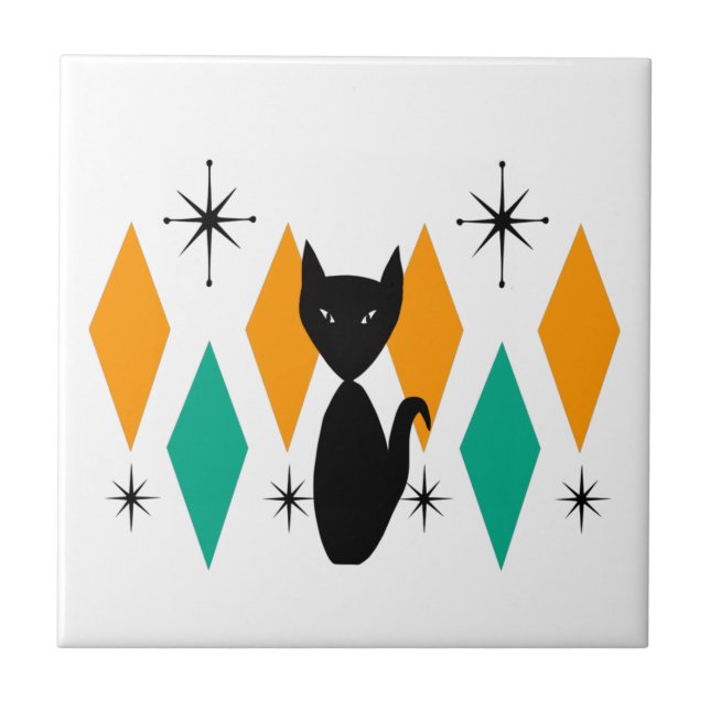 Carreau Mid Century Moderne Starburburbs Atomique Diamonds (Devant)