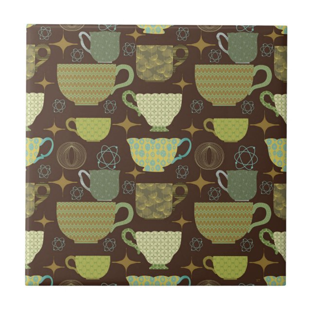Carreau Mid Century Moderne Tea Brown (Devant)